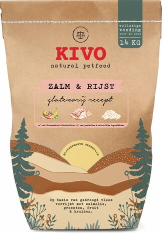 Kivo Zalm Rijst 4 kilo