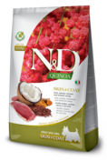 Farmina Quinoa skin&coat eend, quinoa,kokosnoot&kurkuma Adult mini 2,5kg.